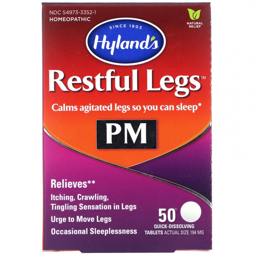   Hyland's, Restful Legs PM, 50     -     , -  