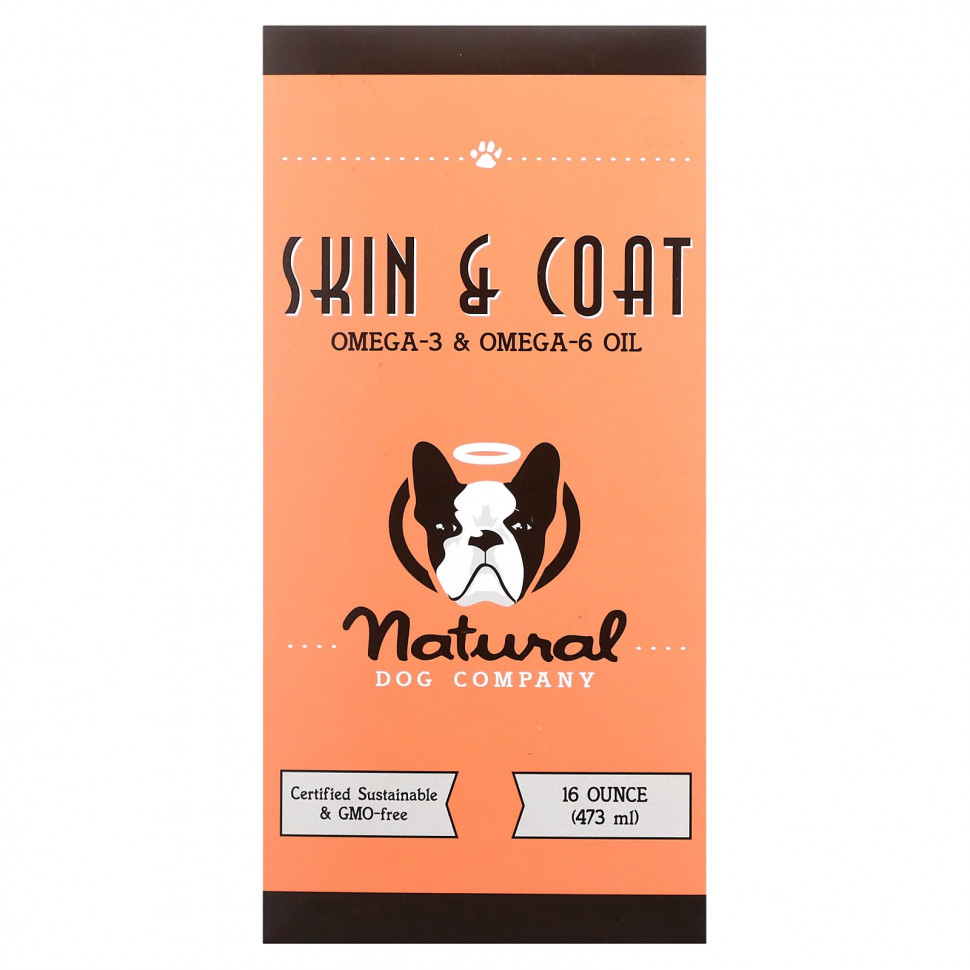   Natural Dog Company, Skin & Coat,  -3  -6, 473  (16 )   -     , -,   