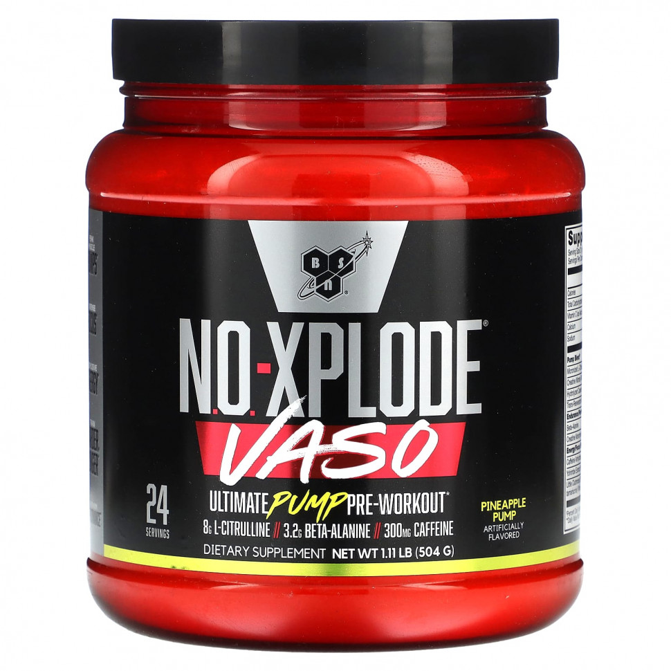   BSN, No-Xplode VASO, Ultimate Pump  ,  , 504  (1,11 )   -     , -  