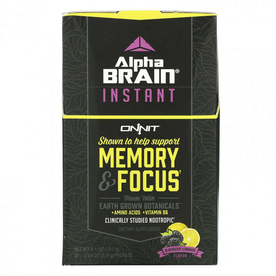   Onnit, AlphaBRAIN Instant,    ,     , 30   3,9  (0,14 )   -     , -  