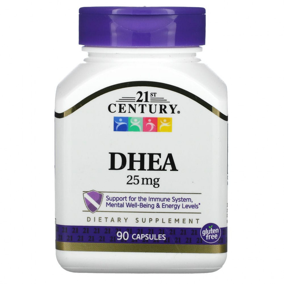  21st Century, DHEA, 25 , 90   IHerb ()