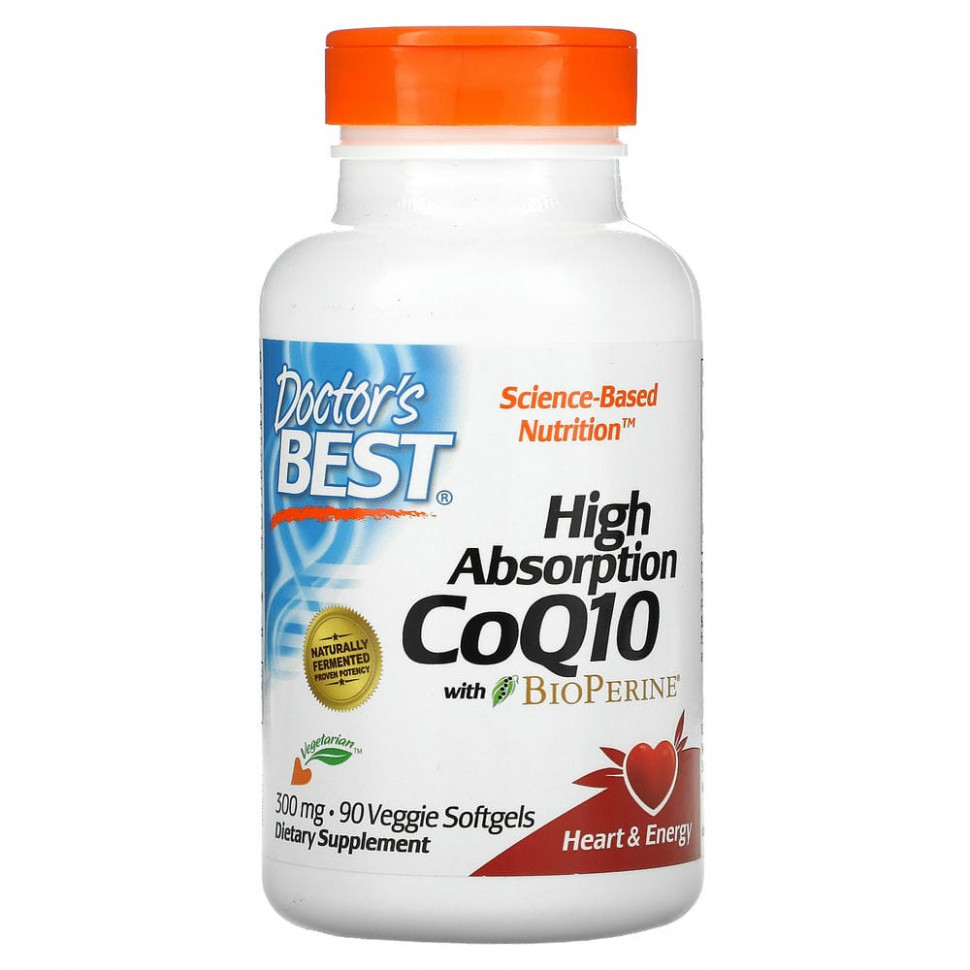   Doctor's Best,  Q10    ,  BioPerine, 300 , 90     -     , -  