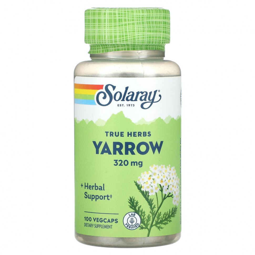   Solaray, True Herbs, , 320 , 100     -     , -  