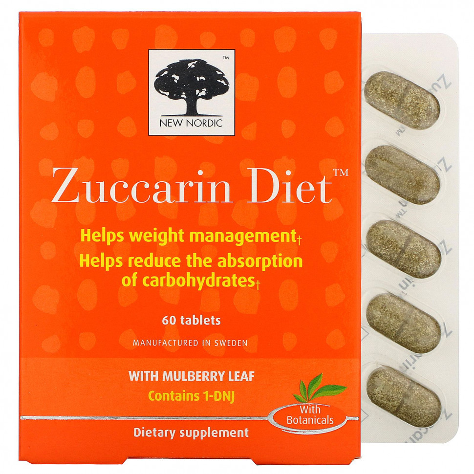   New Nordic, Zuccarin Diet,   , 60    -     , -,   