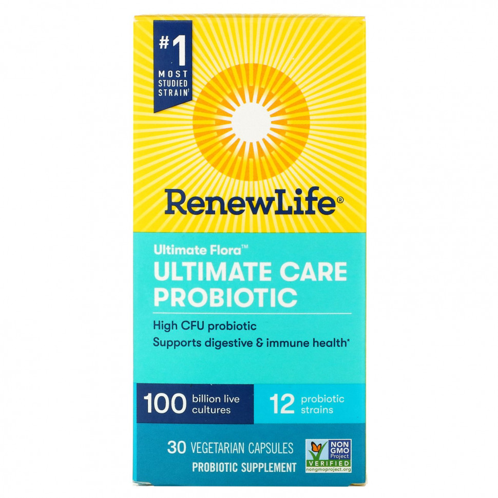   Renew Life, Ultimate Flora,  Ultimate Care, 100   , 30     -     , -  