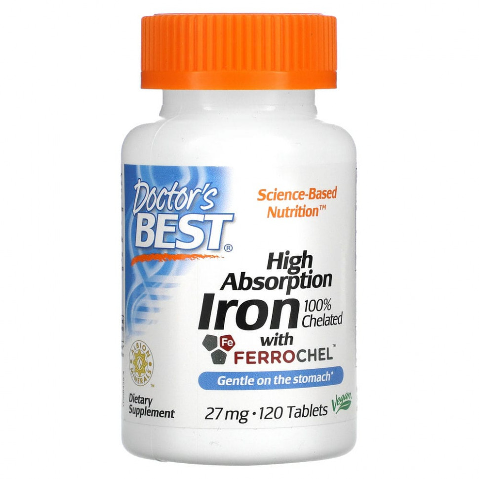   Doctor's Best,    Ferrochel, 27 , 120    -     , -,   