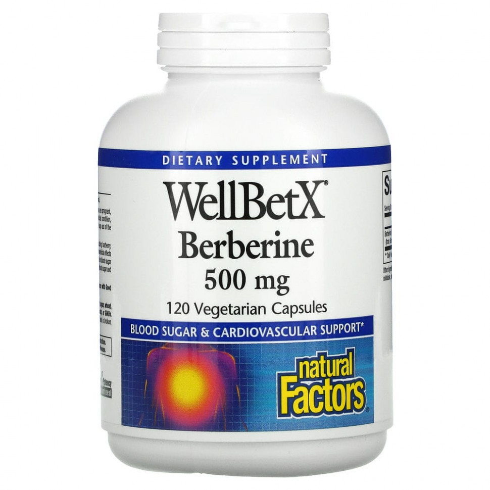   Natural Factors, WellBetX, , 500 , 120     -     , -,   