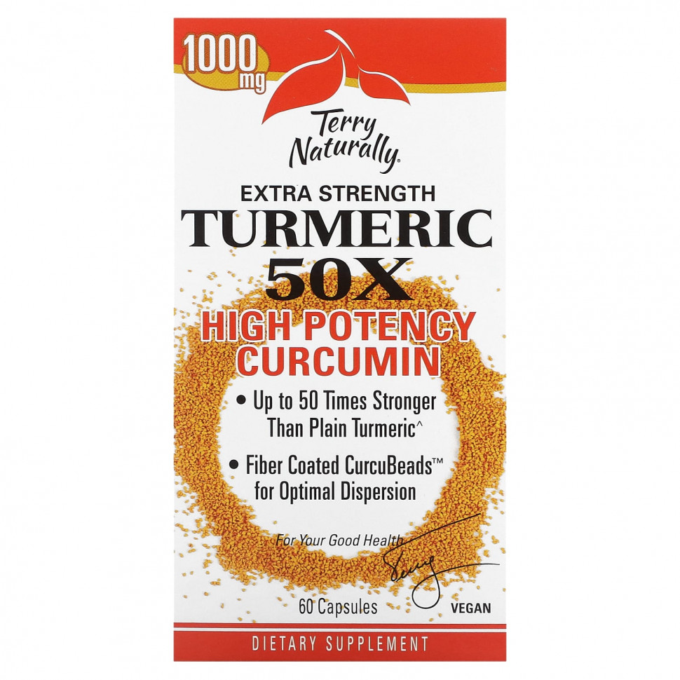   Terry Naturally, Extra Strength Turmeric 50X,  , 1000 , 60    -     , -,   