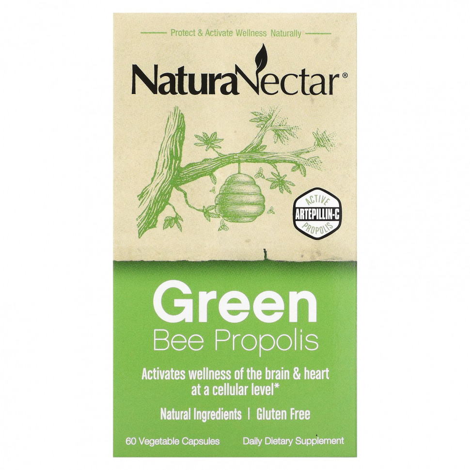   NaturaNectar, Green Bee Propolis, 60     -     , -  