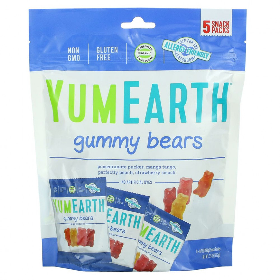   YumEarth,  ,   , 5  ,   19,8  (0,7 )   -     , -  