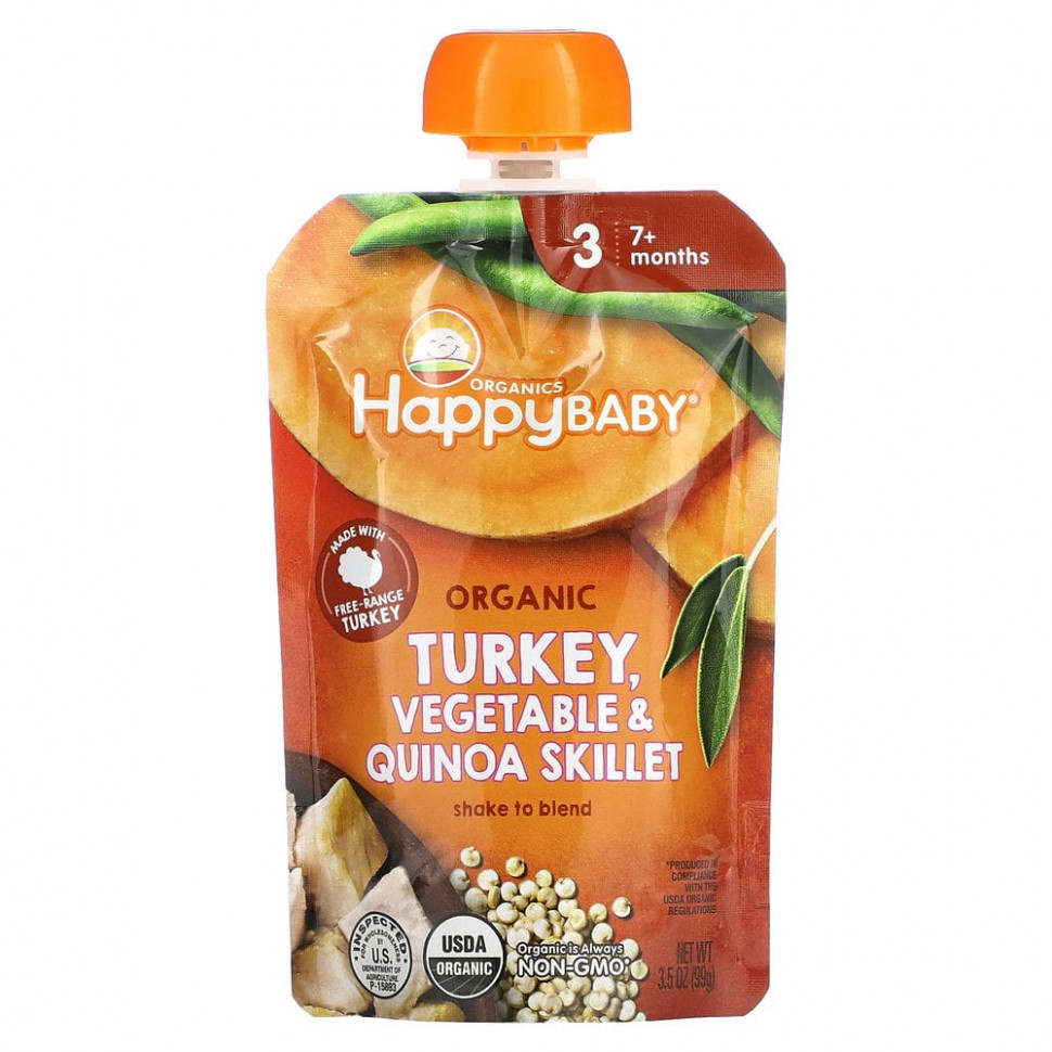   Happy Family Organics, Happy Baby,  7 ,    ,   , 99  (3,5 )   -     , -  