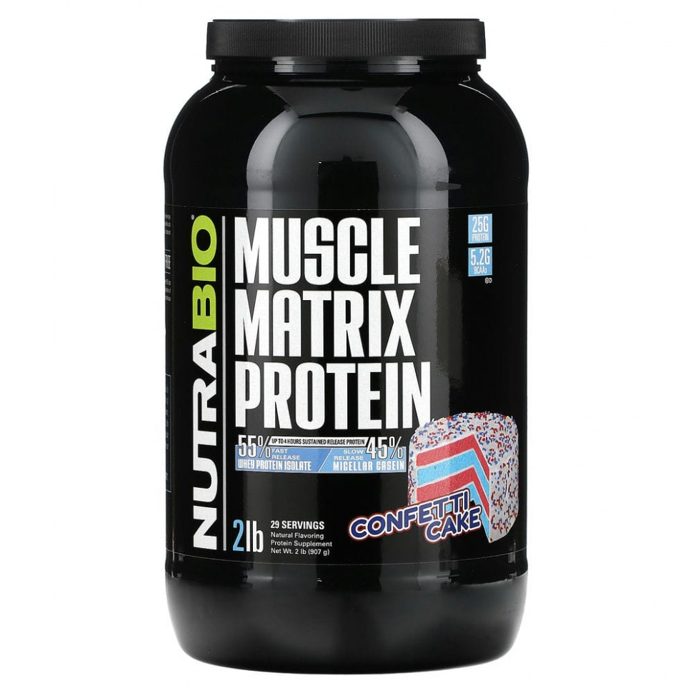   Nutrabio Labs, Muscle Matrix Protein,   , 907  (2 )   -     , -  