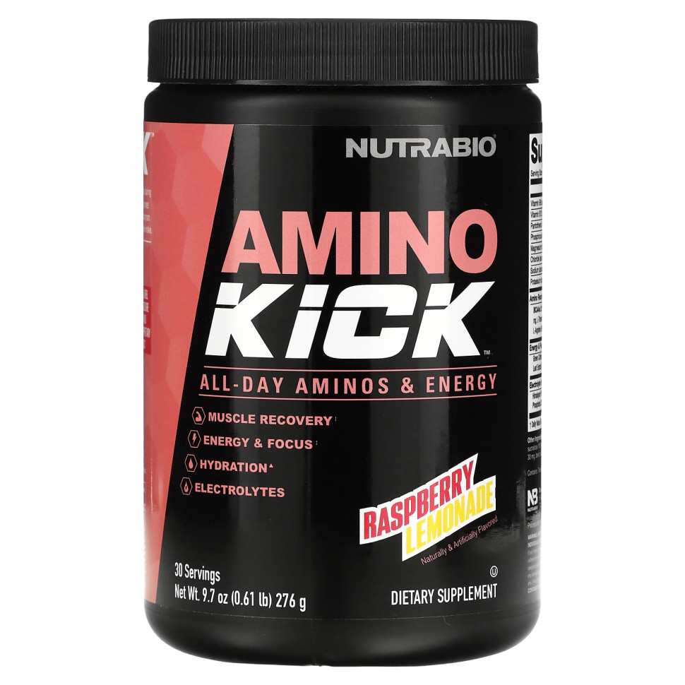   Nutrabio Labs, Amino Kick,  , 276  (0,61 )   -     , -  