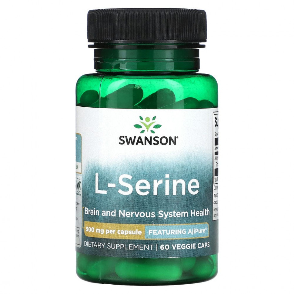  Swanson, L-, 500 , 60    IHerb ()