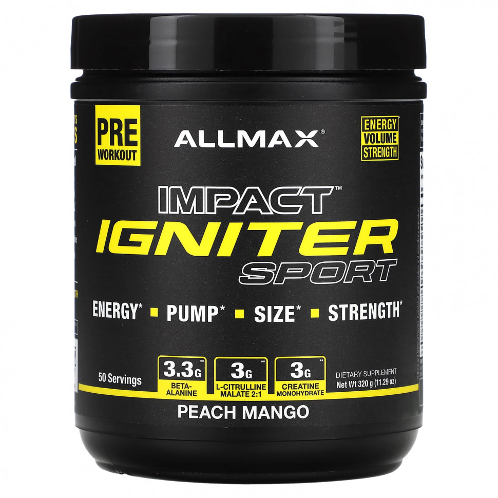   ALLMAX, IMPACT Igniter Sport,  ,   , 320  (11,29 )   -     , -  