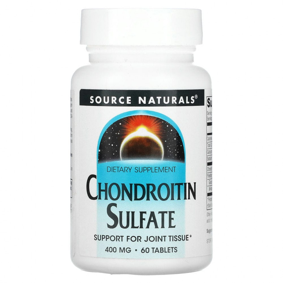   Source Naturals, Chondroitin Sulfate, 400 , 60    -     , -,   