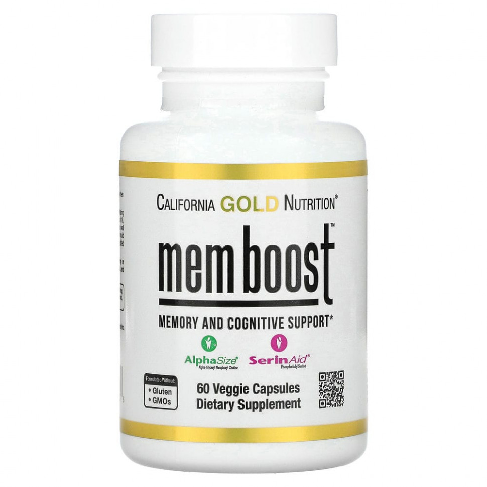   California Gold Nutrition, MEM Boost,       , 60     -     , -  