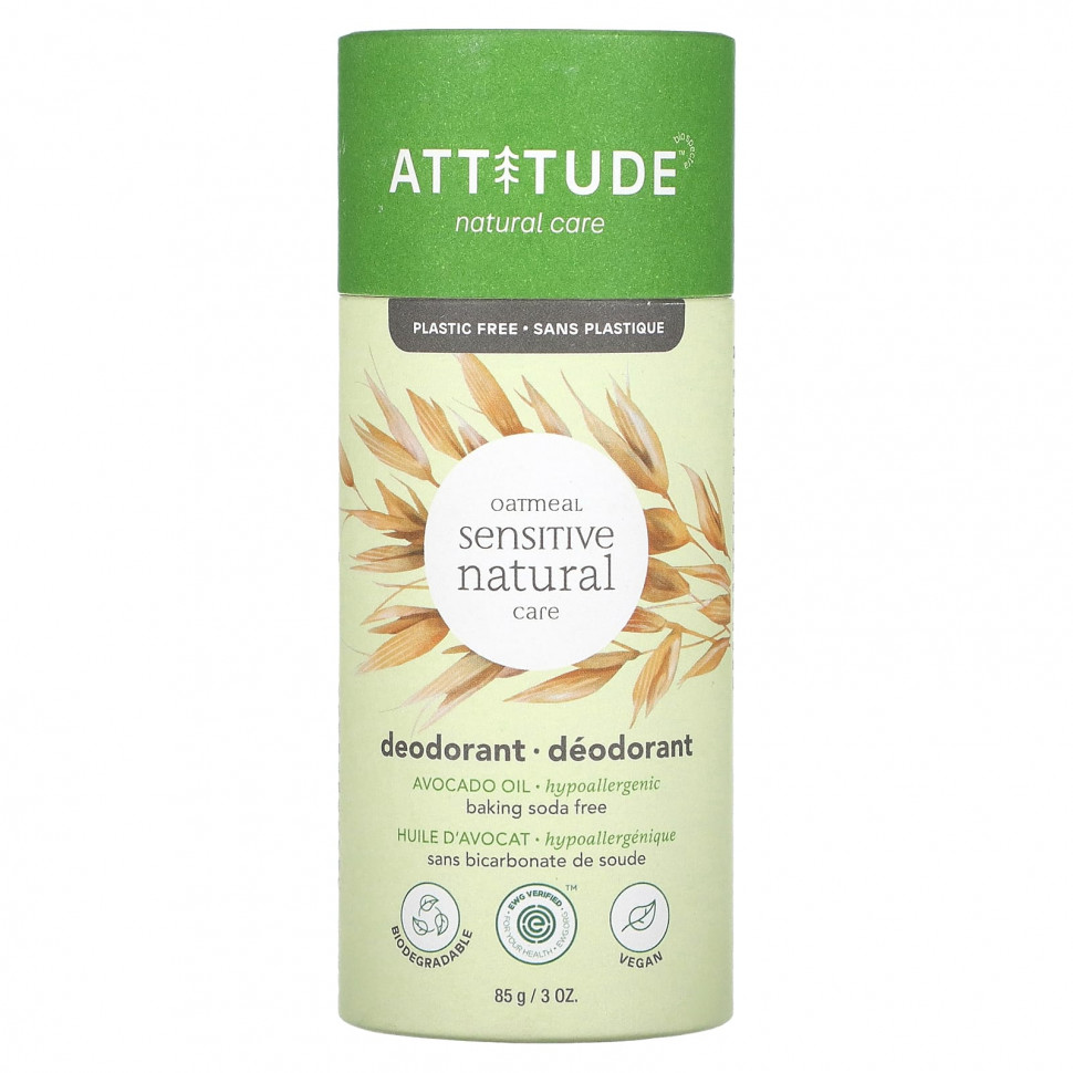   ATTITUDE, Oatmeal Sensitive Natural Care, ,  , 85  (3 )   -     , -  