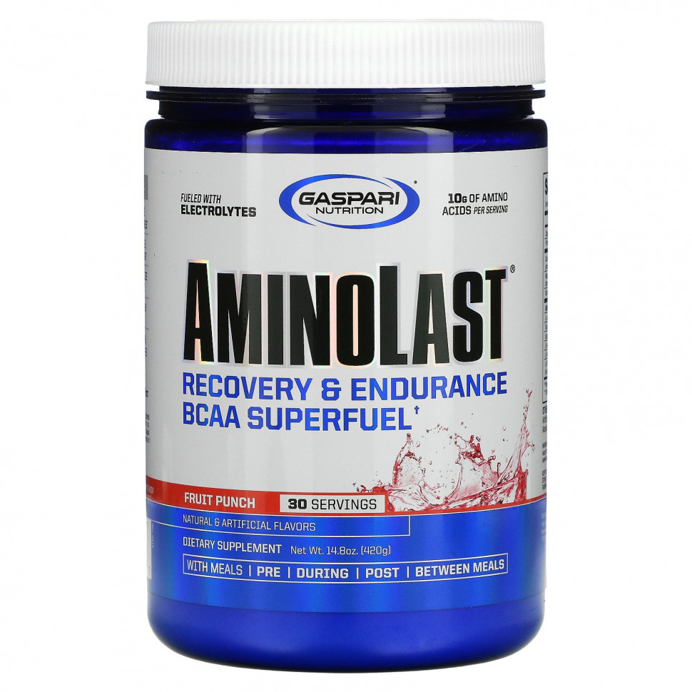   Gaspari Nutrition, Aminolast, -BCAA    ,  , 420  (14,8 )   -     , -  