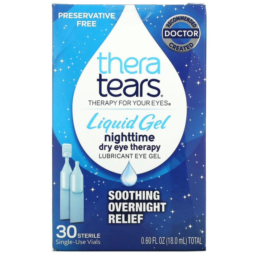   TheraTears, Nighttime Dry Eye Therapy, -  , 30     -     , -,   
