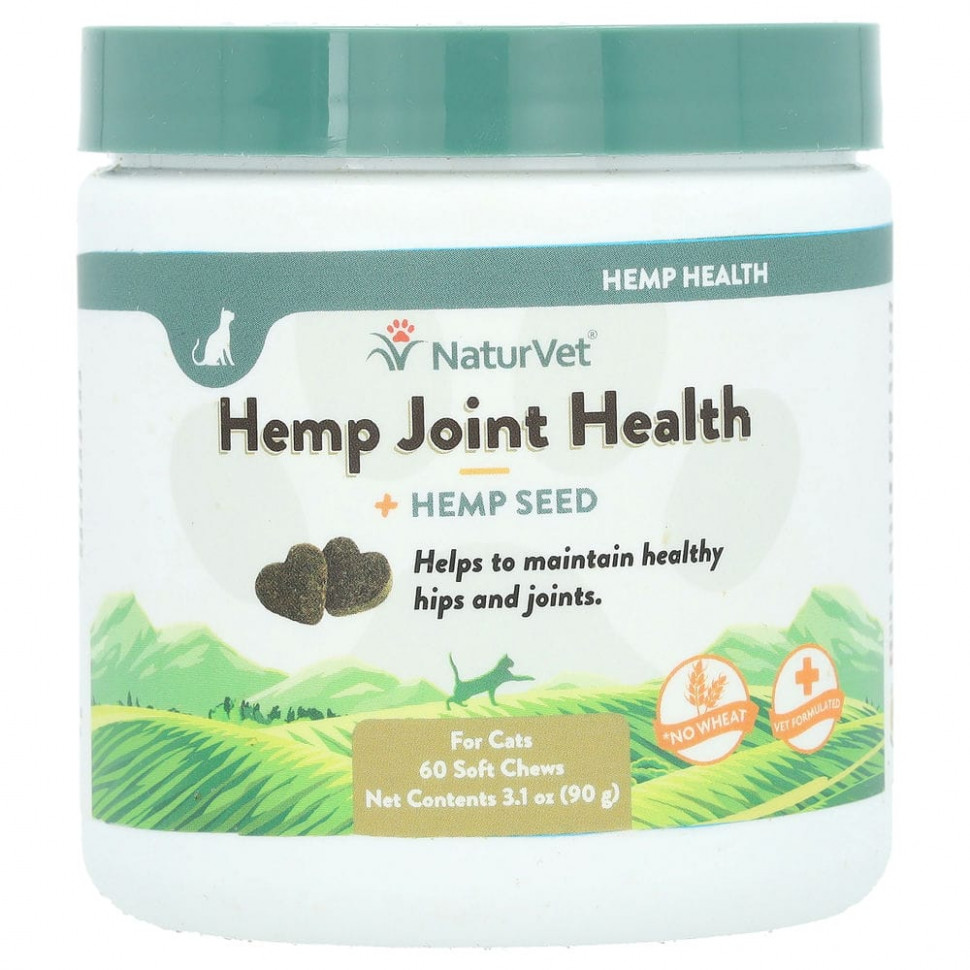   NaturVet, Hemp Joint Health Plus Hemp Seed,  , 60  , 90  (3 )   -     , -  