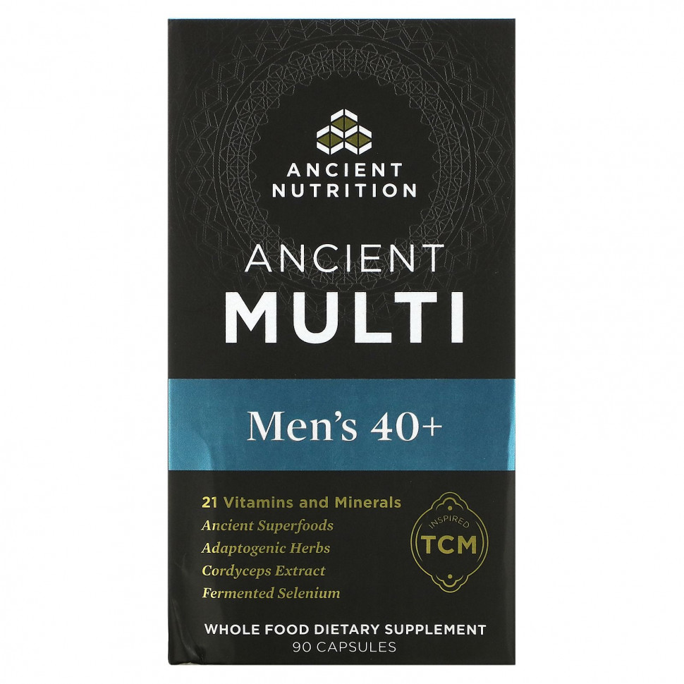   Dr. Axe / Ancient Nutrition, Ancient Multi,    40 , 90    -     , -  