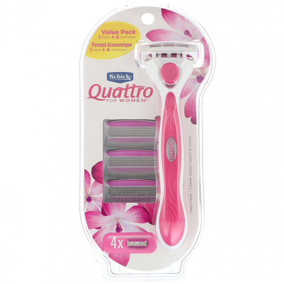   Schick, Quattro For Women, 1 , 4    -     , -  