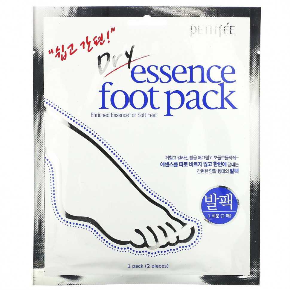   Petitfee, Dry Essence Foot Pack,   , 1    -     , -  