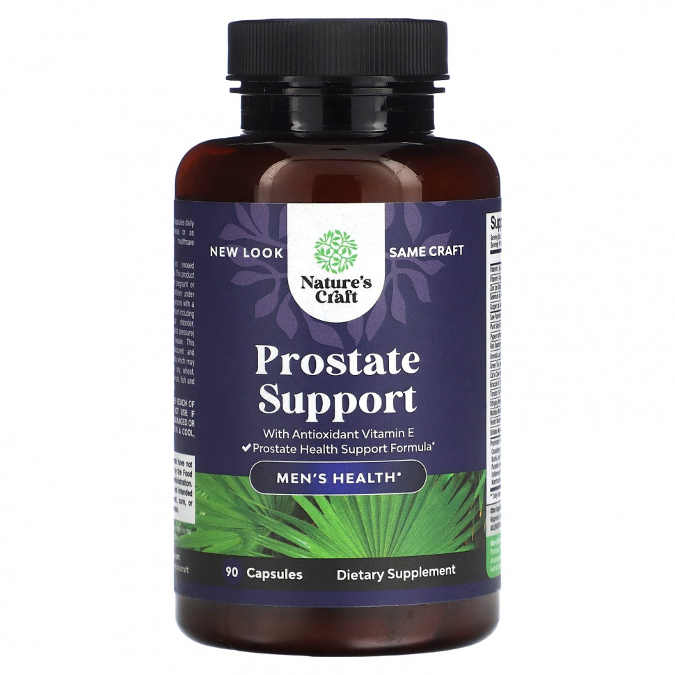   Natures Craft, Prostate Support,   , 90    -     , -  