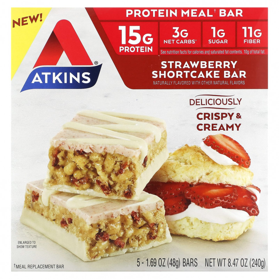   Atkins, Protein Meal Bar,    , 5 , 48  (1,69 )   -     , -  