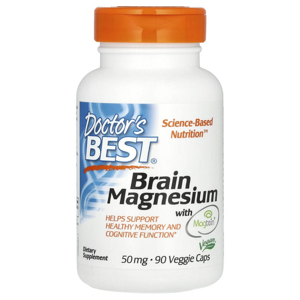  Doctor's Best,      Magtein, 50 , 90    IHerb ()