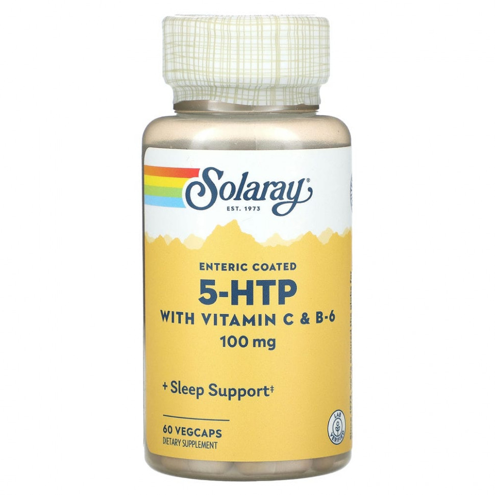   Solaray, 5-HTP   C  B6, 100 , 60     -     , -,   