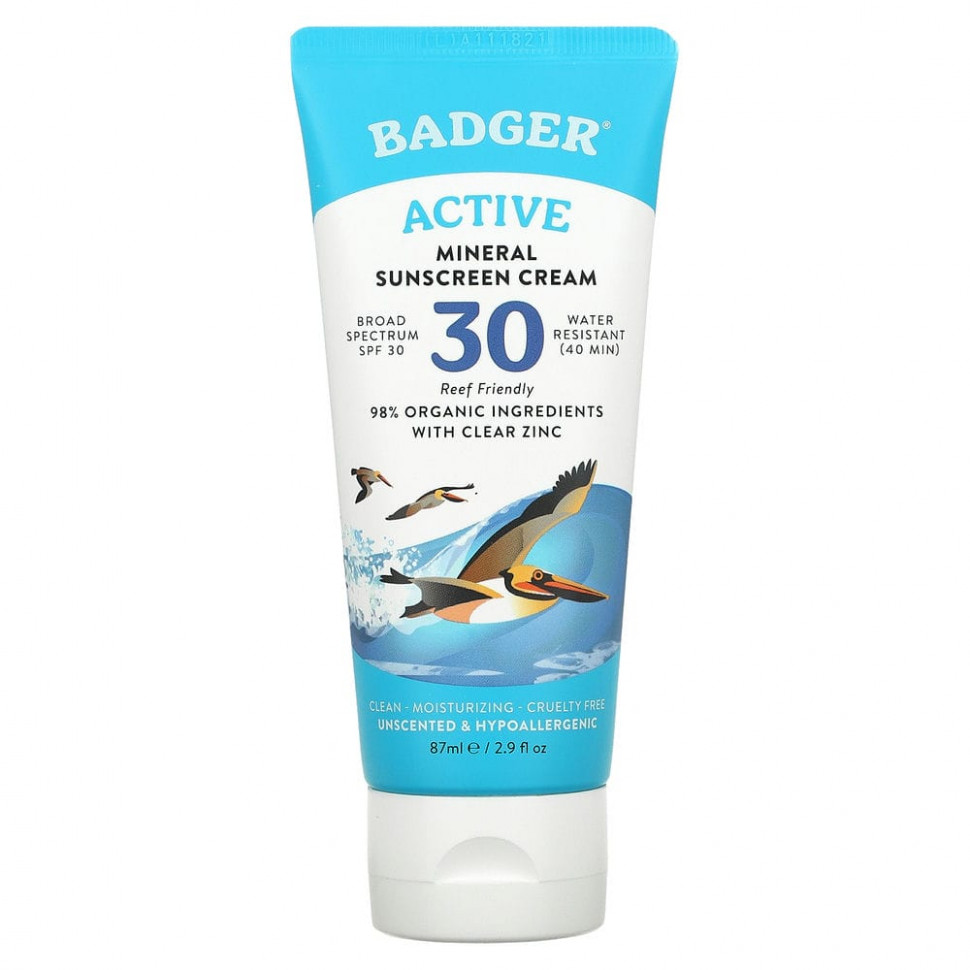   Badger Company, Active,    , SPF 30,  , 87  (2,9 . )   -     , -  