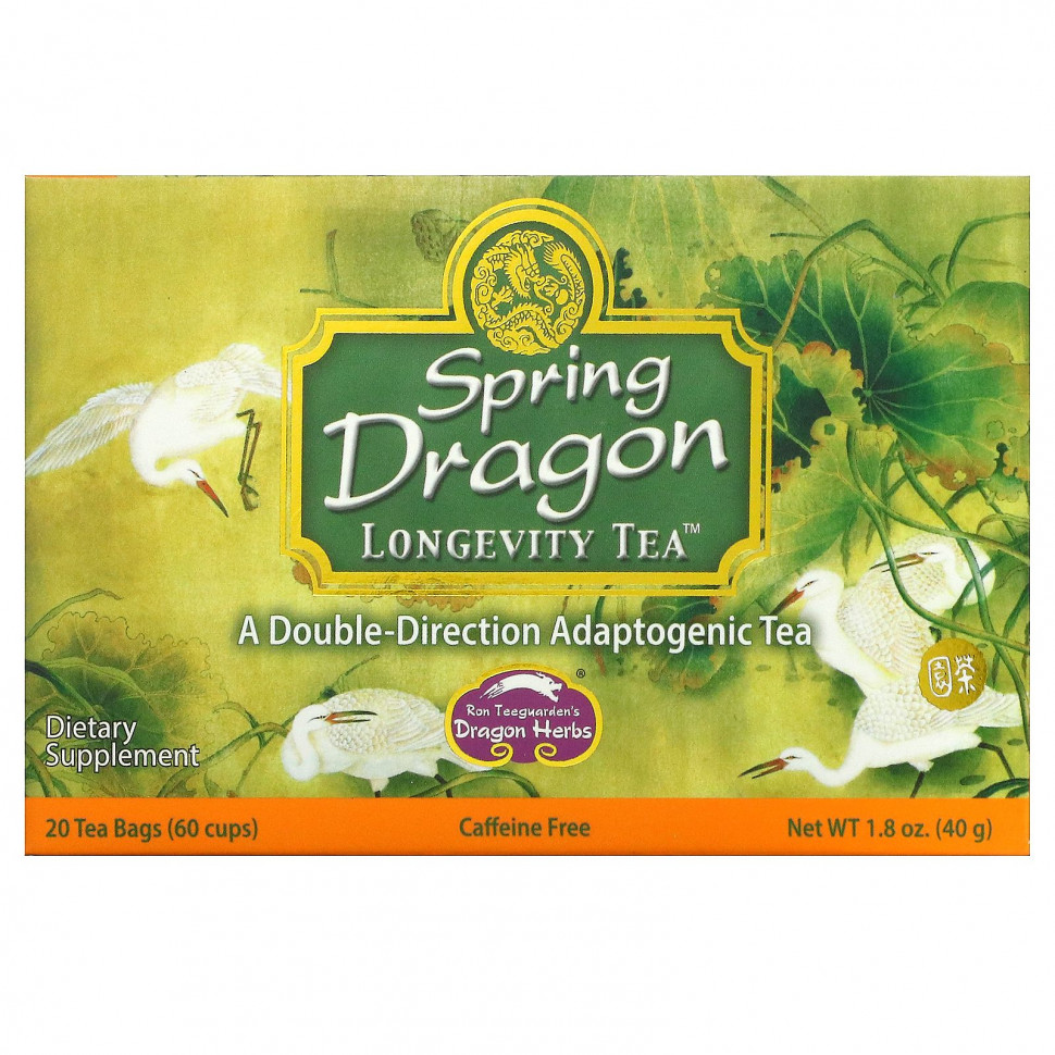   Dragon Herbs, Spring Dragon Longevity Tea,  , 20  , 1,8  (50 )   -     , -  