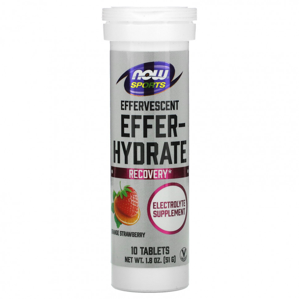   NOW Foods, Sports, Effer-Hydrate, ,   , 10 , 51  (1,8 )   -     , -,   