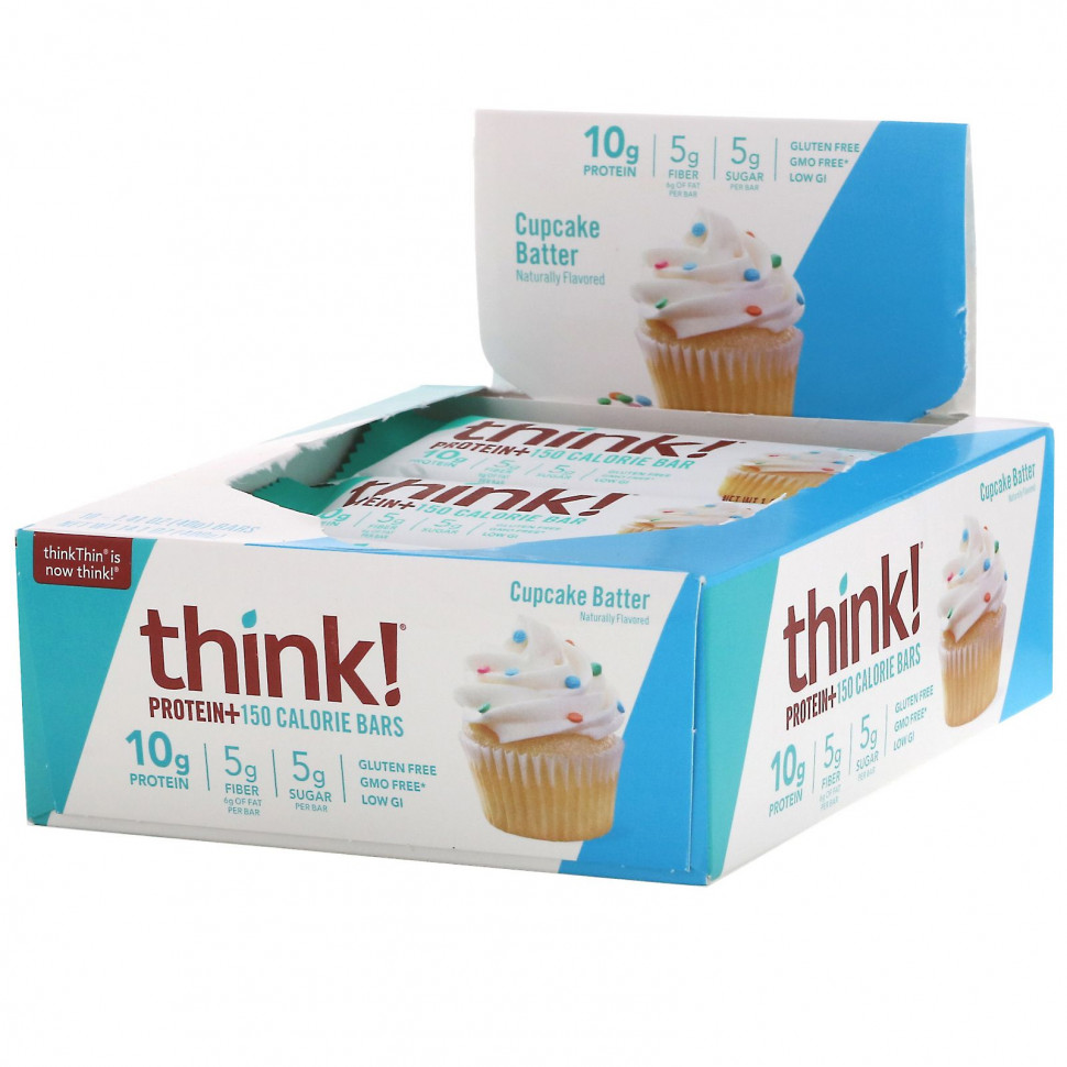   Think !, Protein+, 10  Cupcake Batter  40  (1,41 )  150     -     , -,   