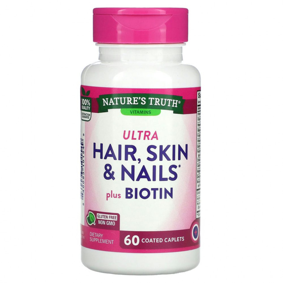   Nature's Truth, Ultra Hair, Skin & Nails  , 60      -     , -  