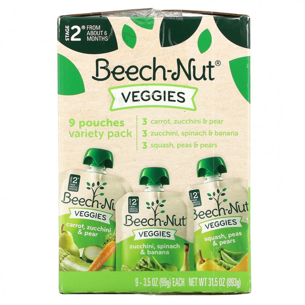   Beech-Nut, Veggies, Variety Pack,  2, 9 , 99  (3,5 )   -     , -  