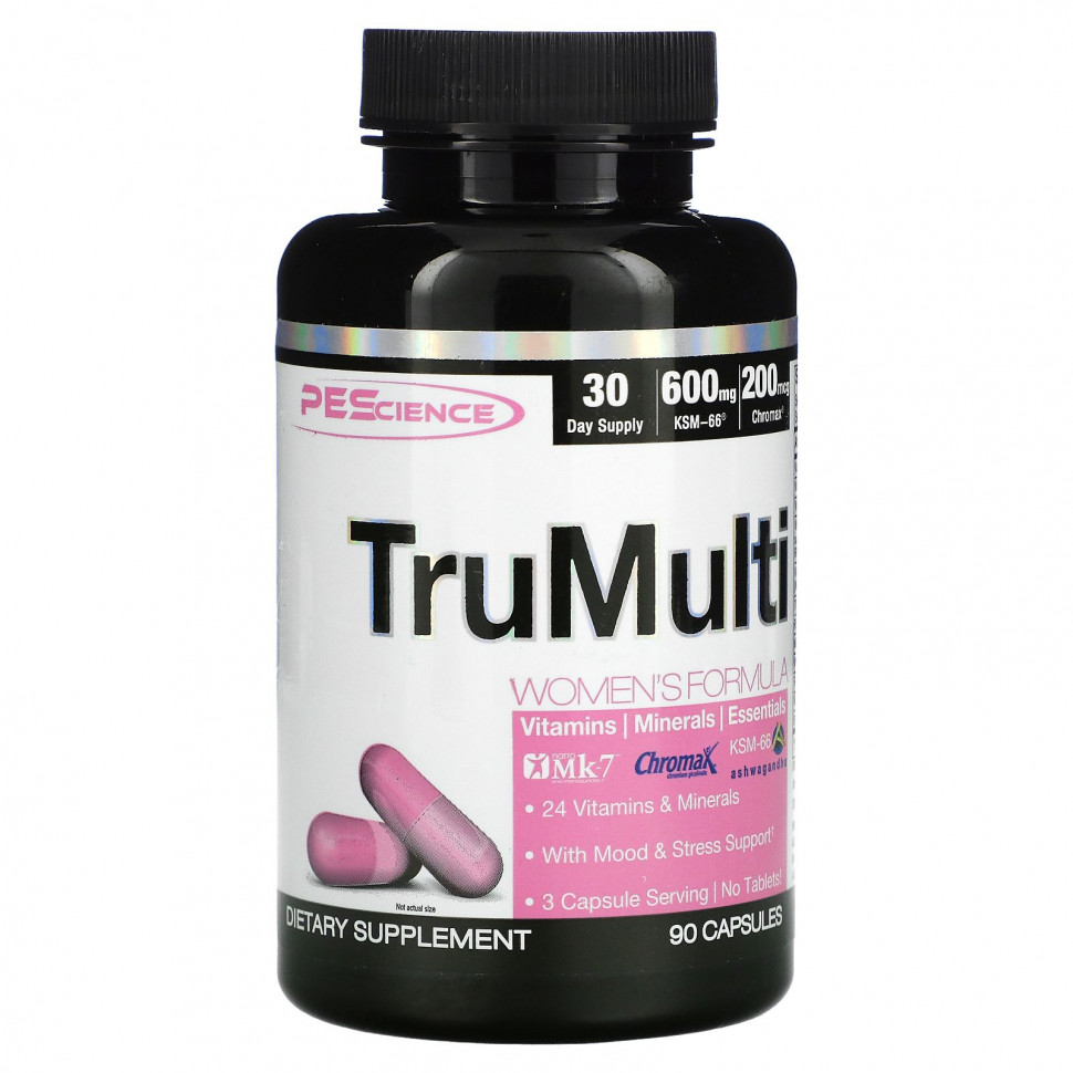   PEScience, TruMulti Women's Formula`` 90    -     , -  