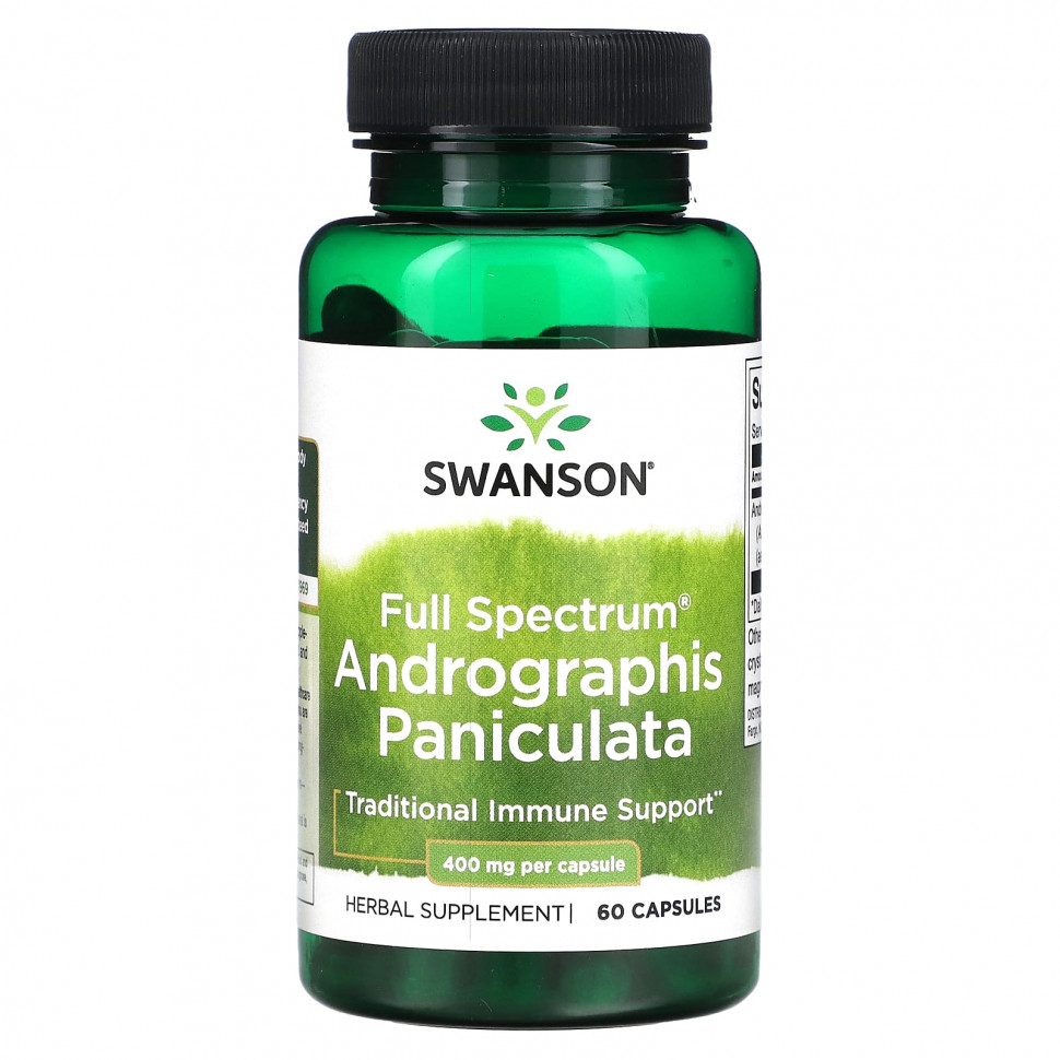   Swanson, Andrographis paniculata  , 400 , 60    -     , -  