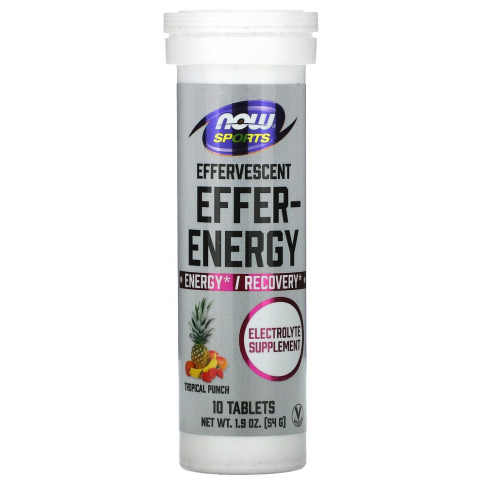   NOW Foods, Sports, Effer-Energy,  , 10 , 54  (1,9 )   -     , -,   