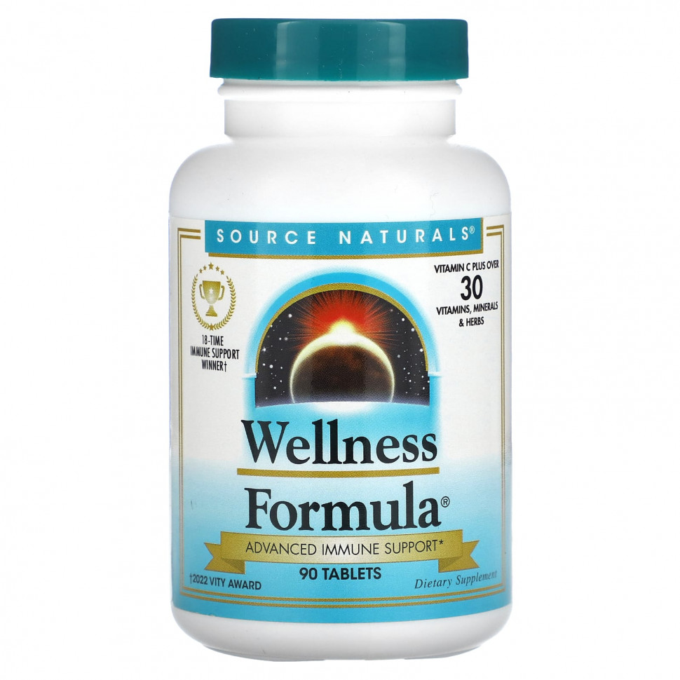   Source Naturals, Wellness Formula,   , 90    -     , -  