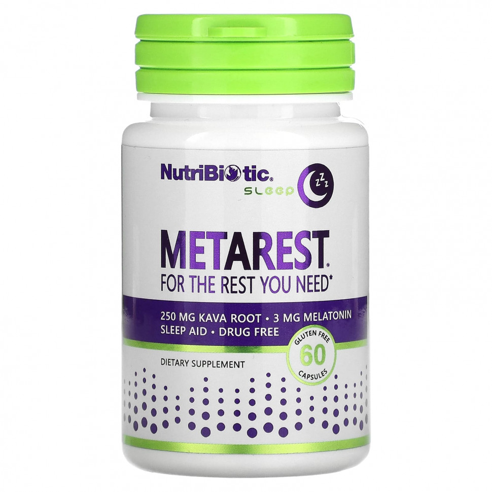   NutriBiotic, Sleep, MetaRest`` 60    -     , -  