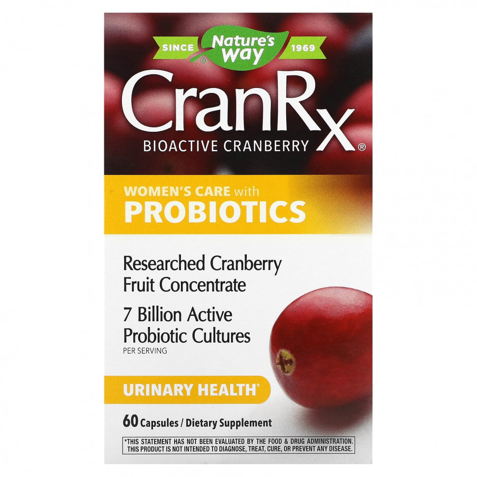   Nature's Way, CranRx,     , 60    -     , -  