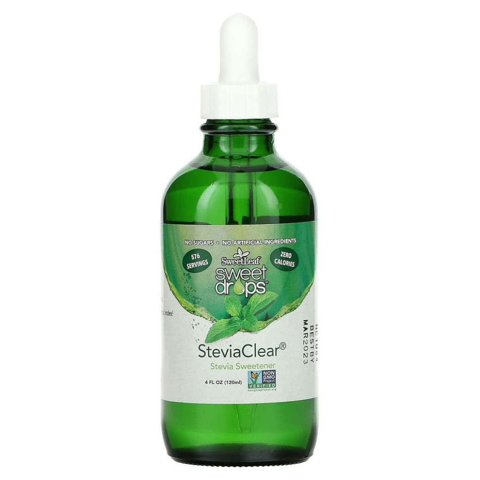   Wisdom Natural, SweetLeaf, Sweet Drops,   , SteviaClear, 120  (4 . )   -     , -  