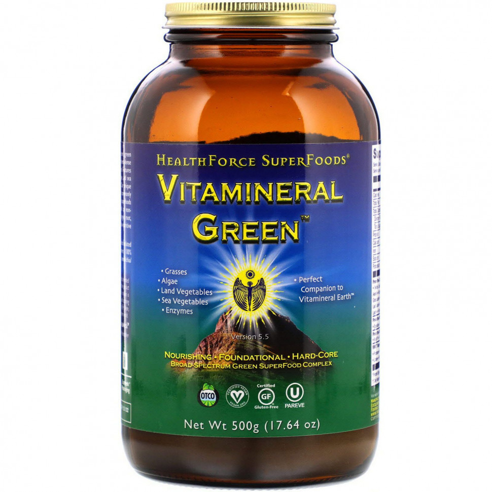   HealthForce Superfoods, Vitamineral Green,  5.5, 500  (17,64 )   -     , -  