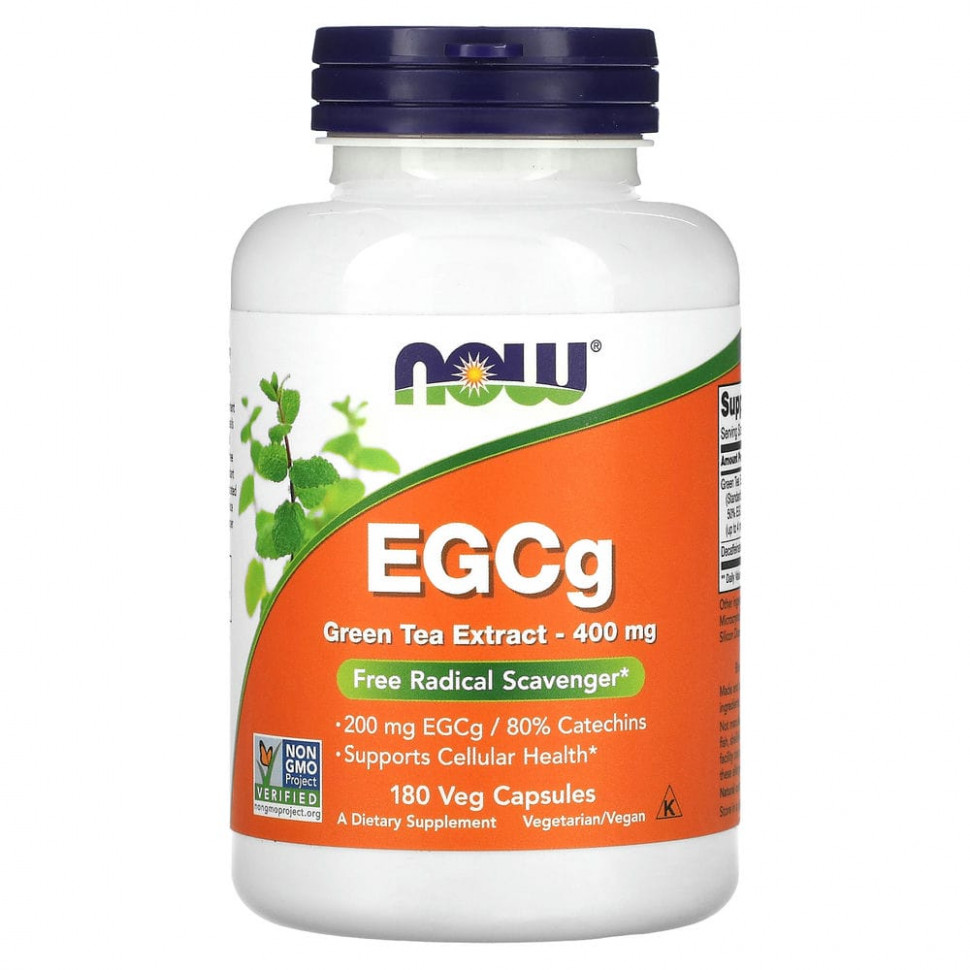  NOW Foods, EGCg,   , 400 , 180    IHerb ()