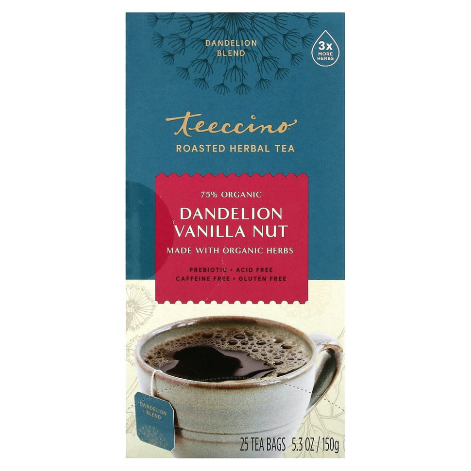   Teeccino,   , , , ,  , 25  , 150  (5,3 )   -     , -  