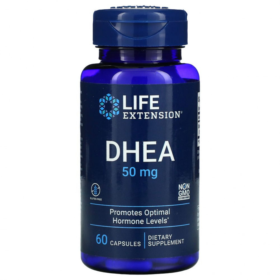  Life Extension, DHEA, 50 , 60   IHerb ()