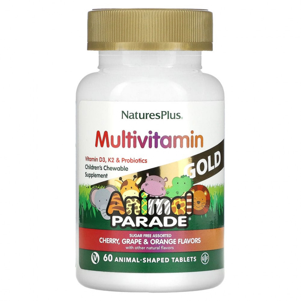   NaturesPlus, Source of Life, Animal Parade Gold,      ,  , 60       -     , -  